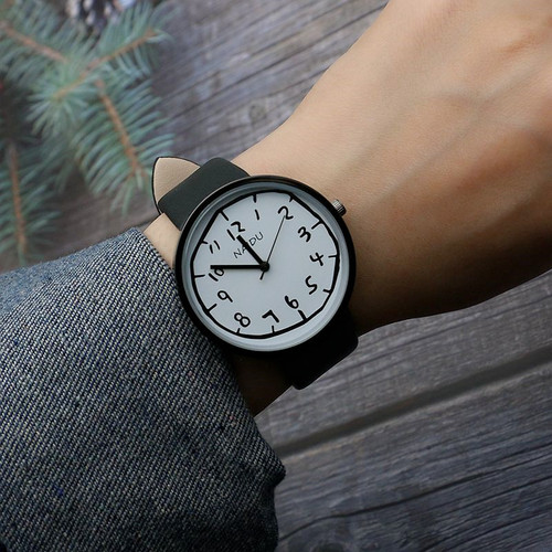 Cartoon digital watch for boys and girls, Japanese and Korean fashion trend student watch, forest youth personalized quartz watch