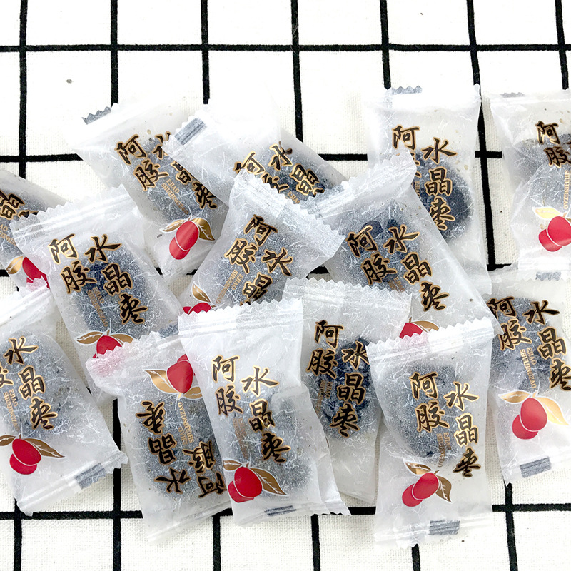 阿胶枣蜜枣水晶枣无核蜜枣独立单颗包粽子阿胶枣