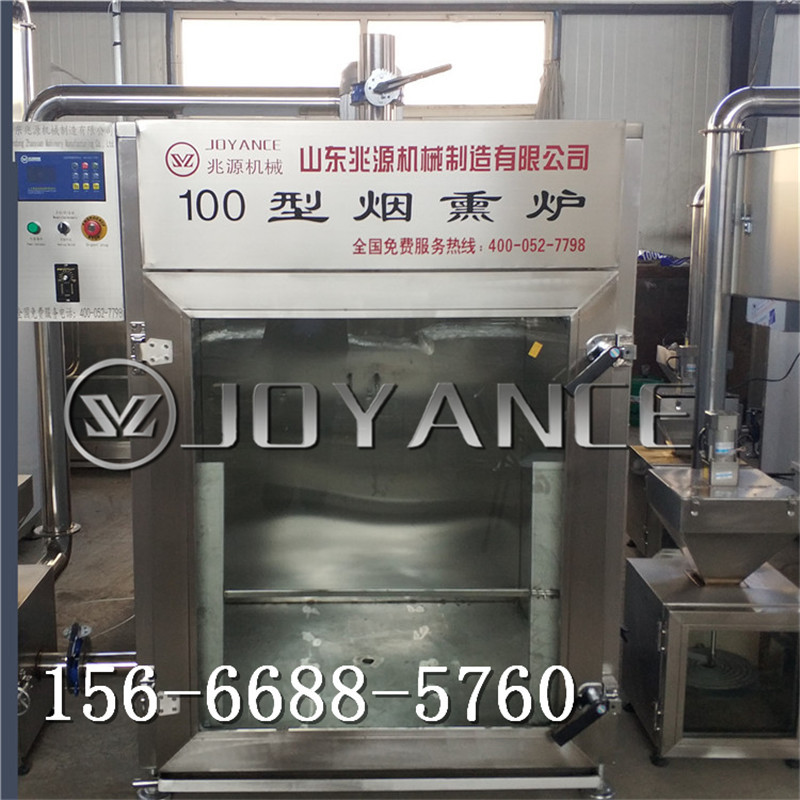 500型豆干烟熏炉 哈尔滨红肠烟熏炉价格 枣红色豆腐干烟熏炉厂家