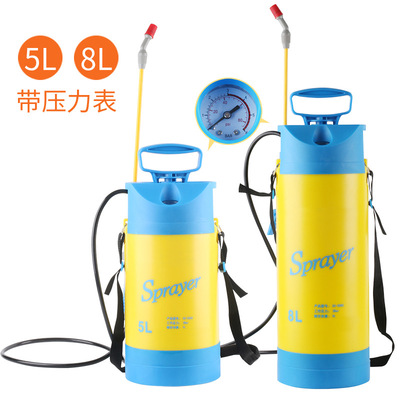 消毒喷雾器压力表喷壶喷水壶浇花浇水园艺喷雾壶手动肩背打药机