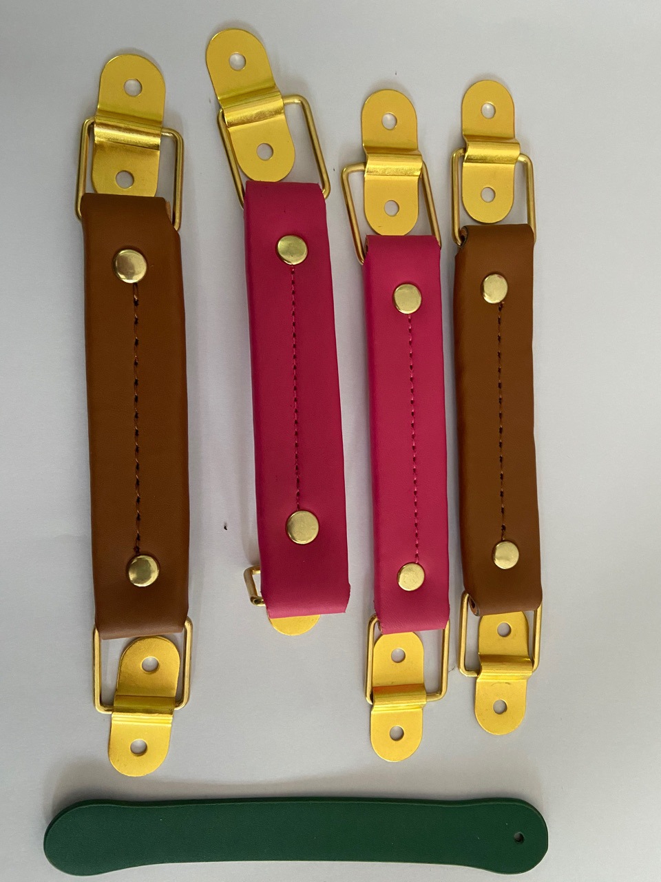 金属背胶手机防雨手扣定制提手皮革礼盒产品画册相册画架PU手提带