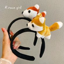 李小璐同款哈士奇小狗发箍卡通可爱发窟发卡超萌头饰洗脸头箍女