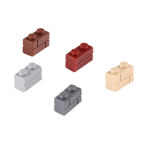 Small particles 98283 building blocks bulk accessories assembled toy basic parts 1kg 1*2 high wall bricks 1234 pieces
