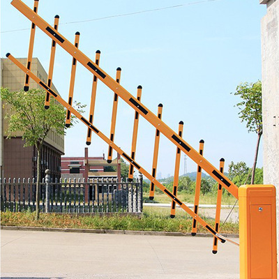 常青单杆道闸栅栏遥控5米道闸小区物业工地车辆道闸升降杆厂家|ru