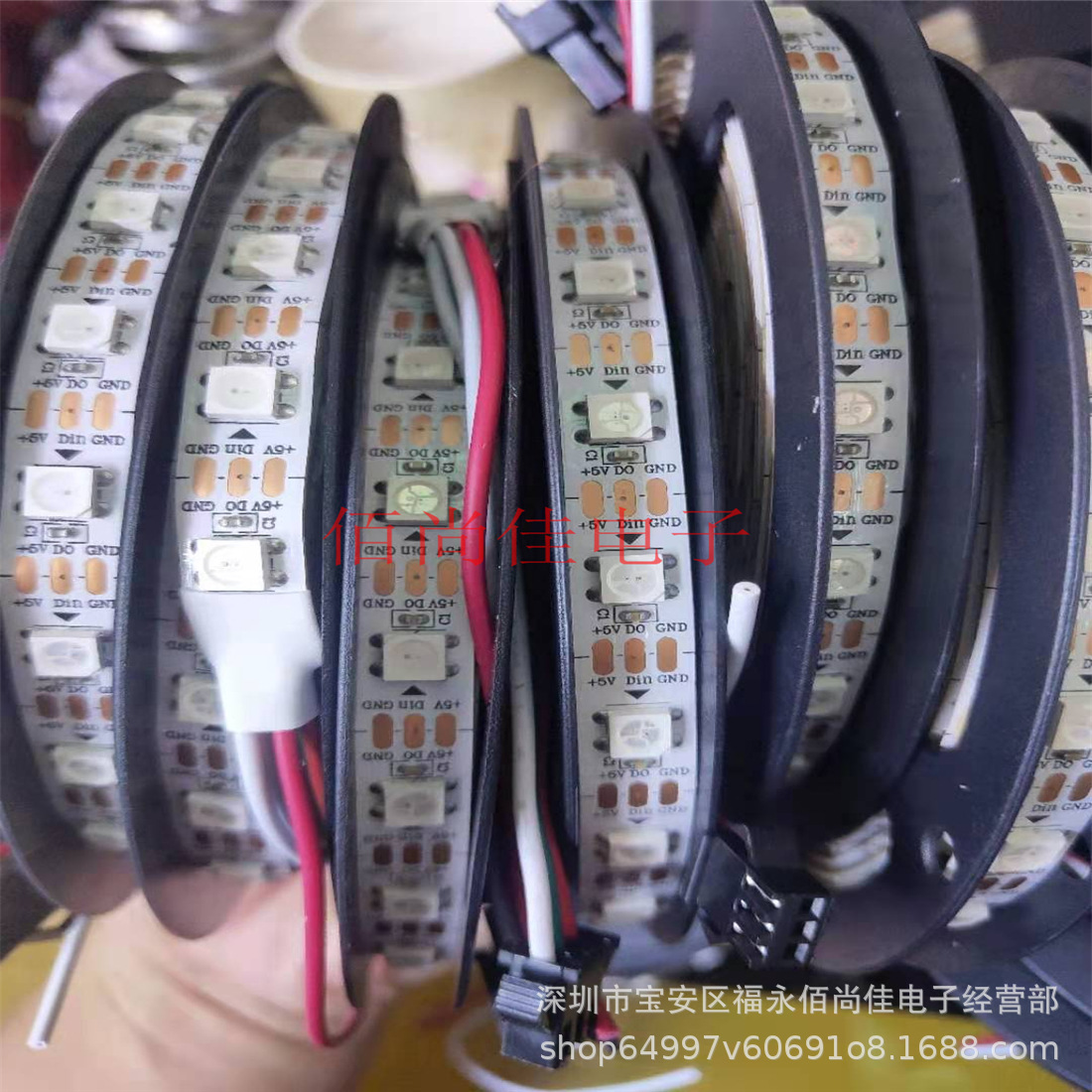 WS2812B30 Light 60 Light 144 Light LED full -color soft lamp bar 5V…