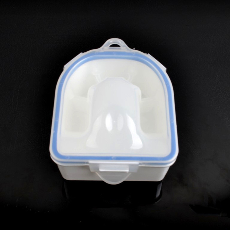 Herramientas de uñas al por mayor burbuja de uñas mano Tazón de doble capa de burbuja muñeca engrosada tazón de mano resistente a la caída con función de preservación del calor