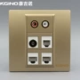 音频信息六类双口面板