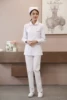 Doll, white long-sleeve, trousers, doll collar