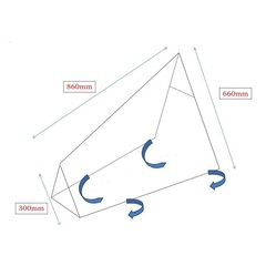 Universal Waterproof Camper Trailer Hook Rain and Dust Cover RV Arm Waterproof Cover Protective Cover