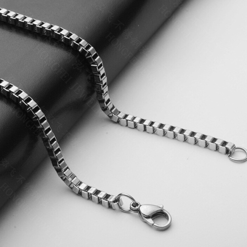 304 Stainless Steel Simple Style Necklace display picture 3