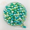 There are holes gradients like pearl ABS straight -hole colorful mermaid pearl two -color pearl 6mm 8mm