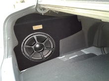 索纳塔8专用低音炮补型箱10寸12寸车载大亚品牌木质空箱体