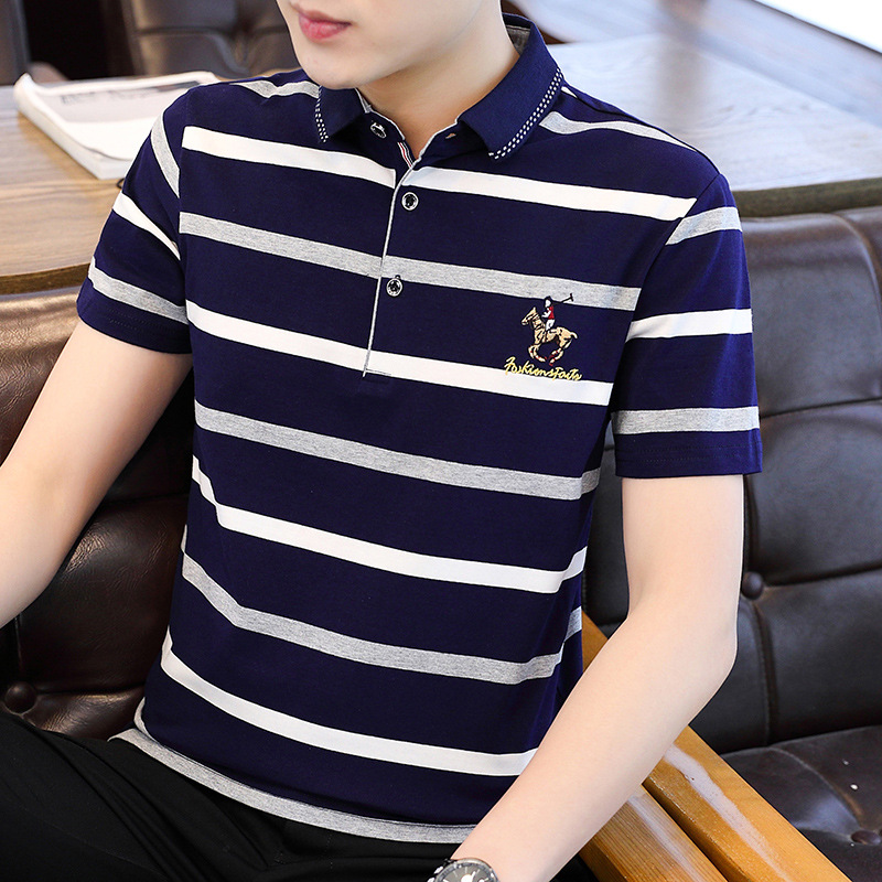 Polo homme en coton - Ref 3442947 Image 3