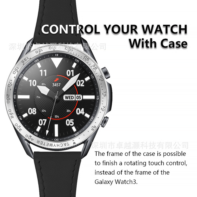 Suitable for Sumsung Glaxy watch3 smart new 41mm/45mm stainless steel diamond bezel Suitable for Sumsung Glaxy watch3 smart new 41mm/45mm stainless steel diamond bezel