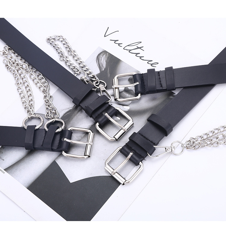 New Chain Belt Punk Style Fashion Trendy Decorative Jeans Hanging Chain Belt Wholesale Nihaojewelry display picture 9