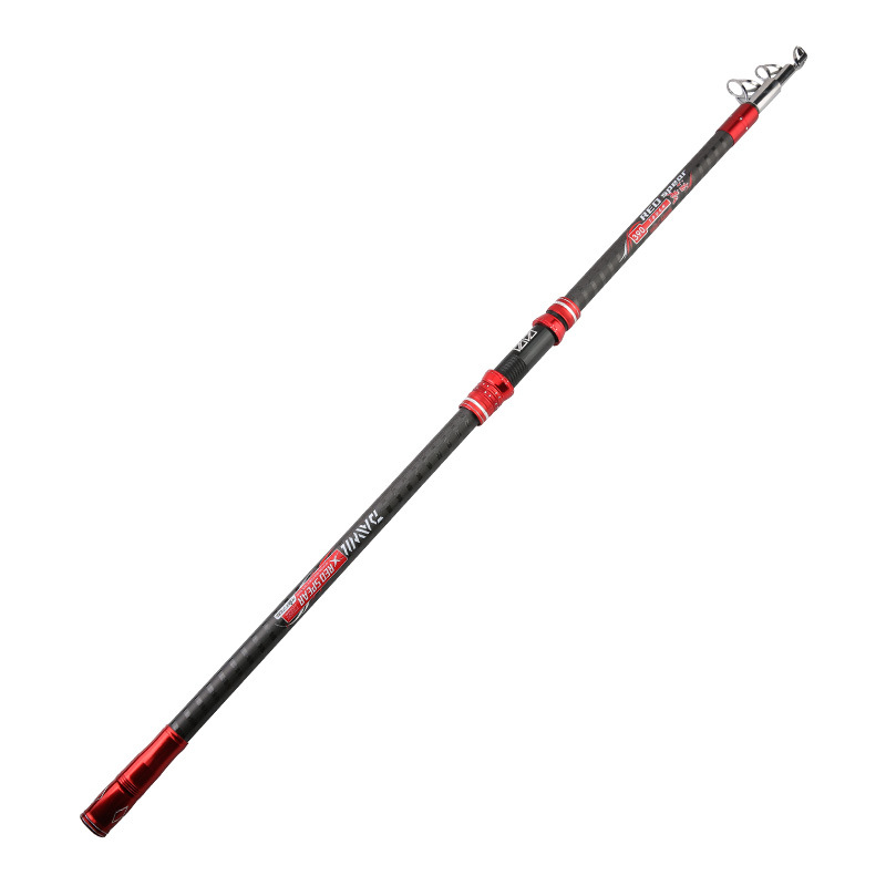 Caña de pescar grande de alto carbono de largo alcance pesado caña de pescar varilla de anclaje 4,5 m 3.04.2 M caña de pescar de largo alcance varilla de pesca Cambio de ancla visual caña de pescar