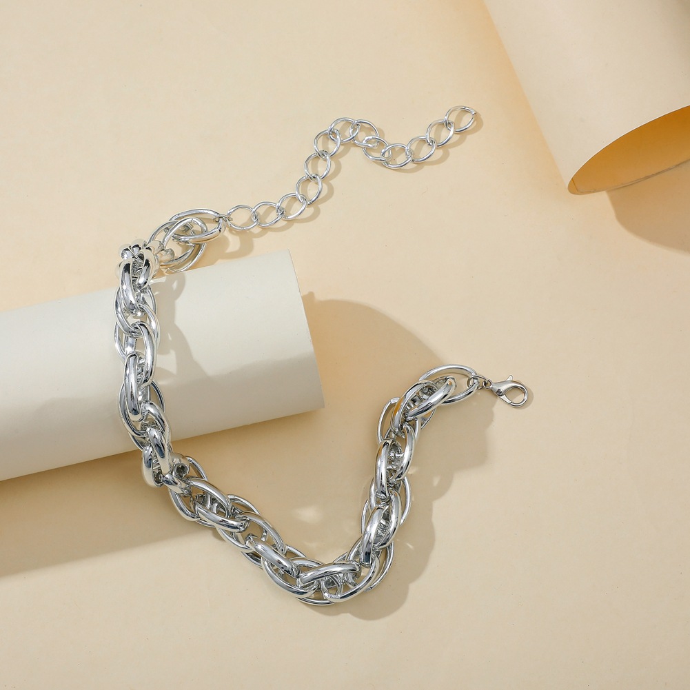 Fashion U Shape Iron Plating Unisex Necklace 1 Piece