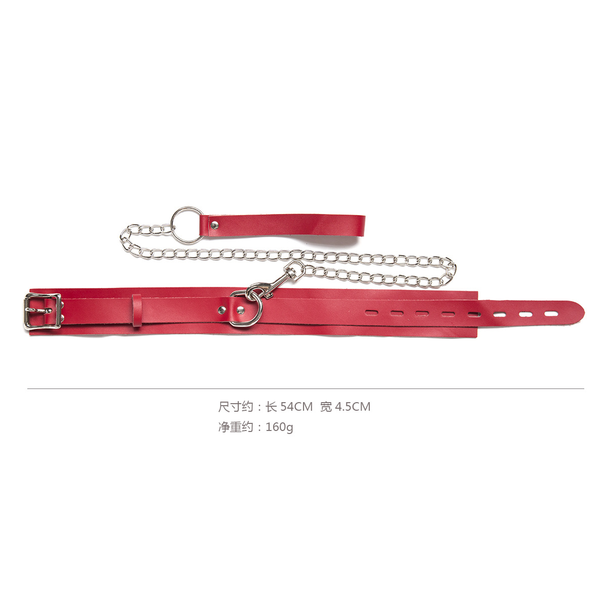 Productos novedosos para adultos al por mayor: collares de cuero, correas para perros, cadenas de tracción, collares para perros, anillos para el cuello, cadenas para el cuello.
