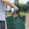 Amazon 120L garden deciduous bag garden garbage bag weeds collecting tree leaf bag PP film waterproof woven bag