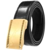 Golden buckle+black/fall bottom band