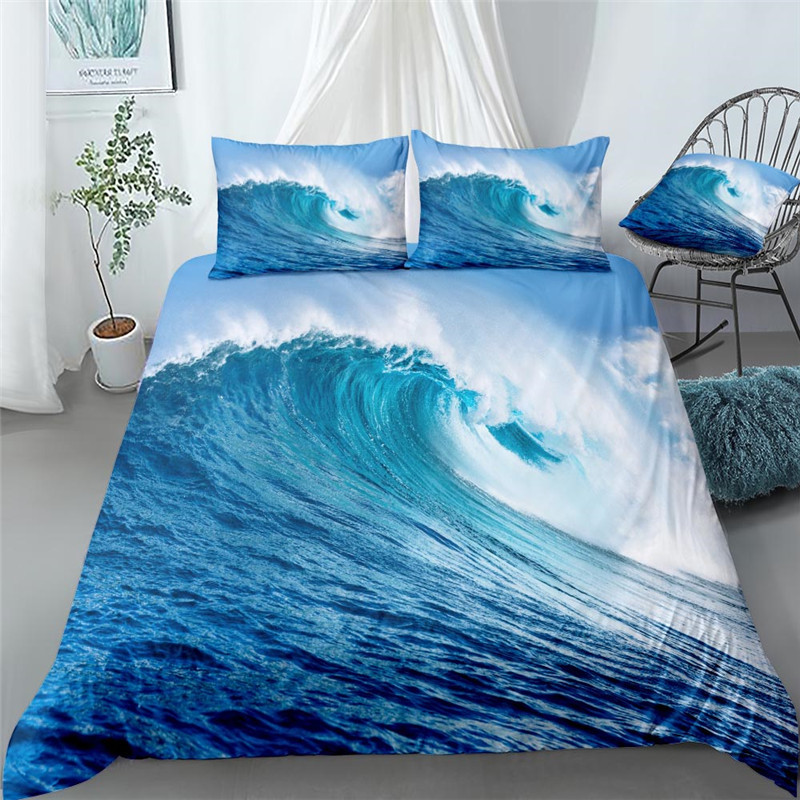 Vacation Landscape Chemical Fiber Polyester Beddings display picture 5