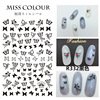 Miscolic foreign trade explosion INS net red same butterfly nail sticker butterfly nail sticker butterfly hot gold nail sticker