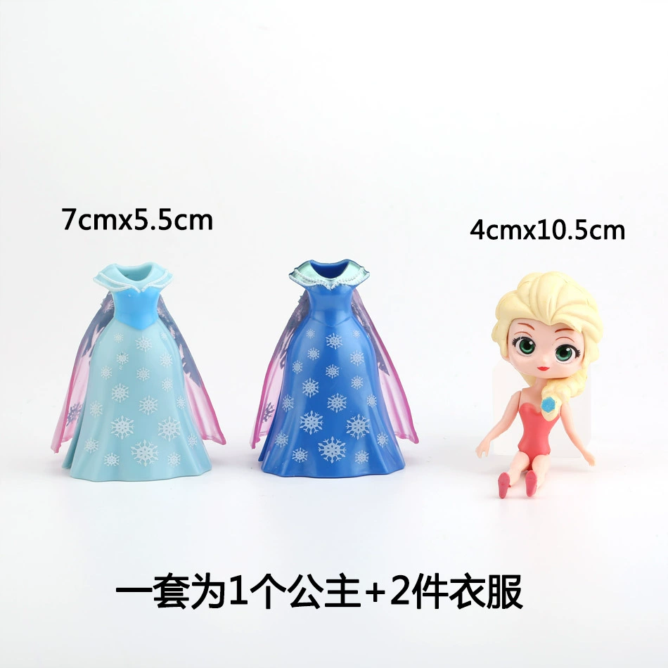Minifigure for dressing up, dessert doll with accessories