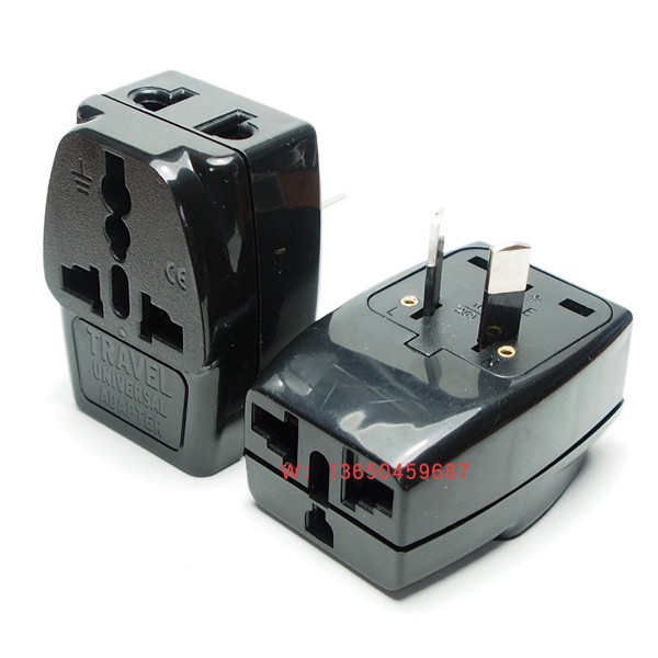 新西兰旅行电源转换器 包胶脚防触电澳洲转换插头 英标转澳标