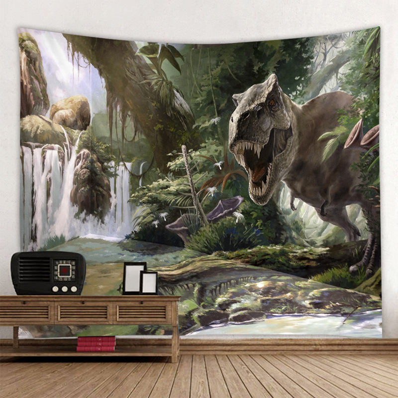 速卖通/eBay/亚马逊热卖 数码印花挂毯/墙毯/沙滩巾 动物图案壁挂