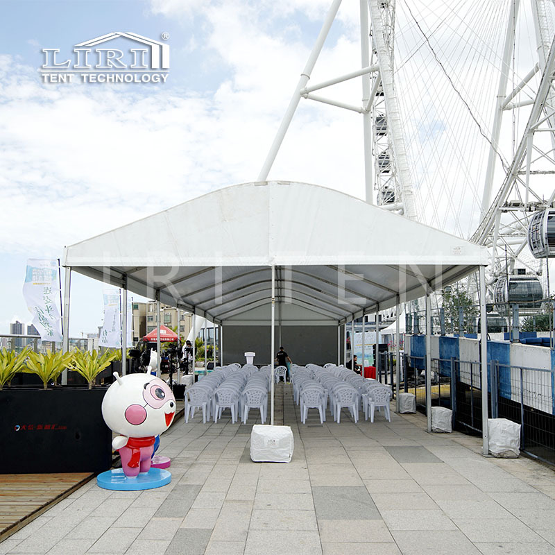 圆弧展览帐篷户外遮阳大棚铝合金帐篷活动会议篷房现场配套桌椅