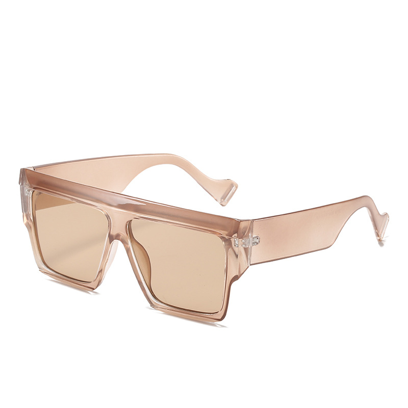 Nuevas gafas cuadradas de Marco grande transfronterizo ins Internet celebridad personalizada gafas de sol hombres y mujeres ventas directas de fábrica