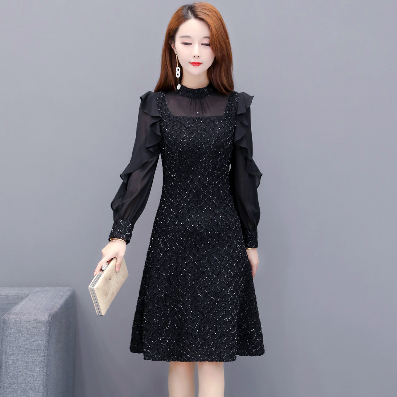 Black evening dress