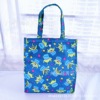 Cartoon waterproof capacious linen bag, foldable thermos, storage bag