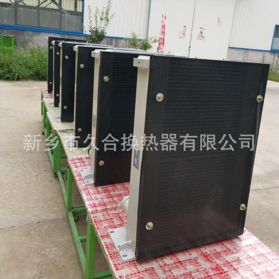 液压油散热器 双风机液压油散热器农业辣椒收获机械用带防尘网