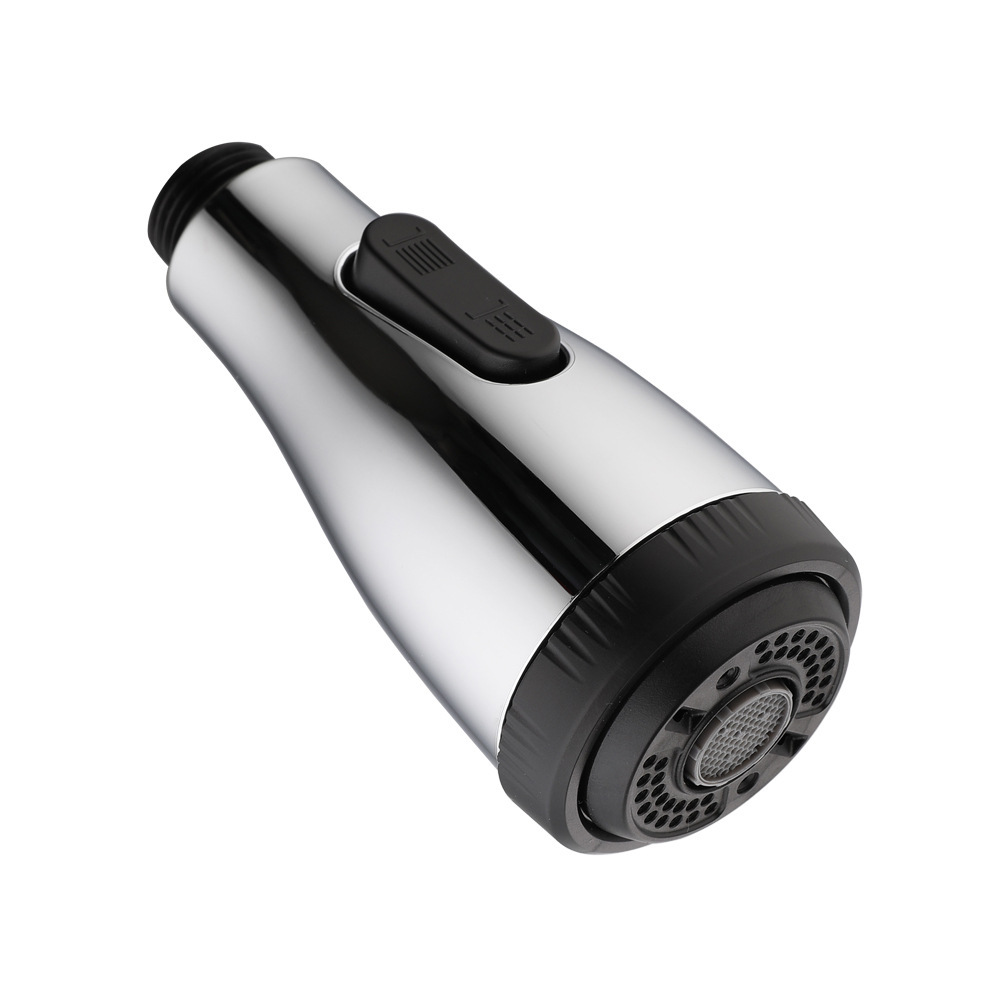 外贸厨房菜盆水龙头抽拉头配件 4功能切换节水龙头抽拉花洒喷头