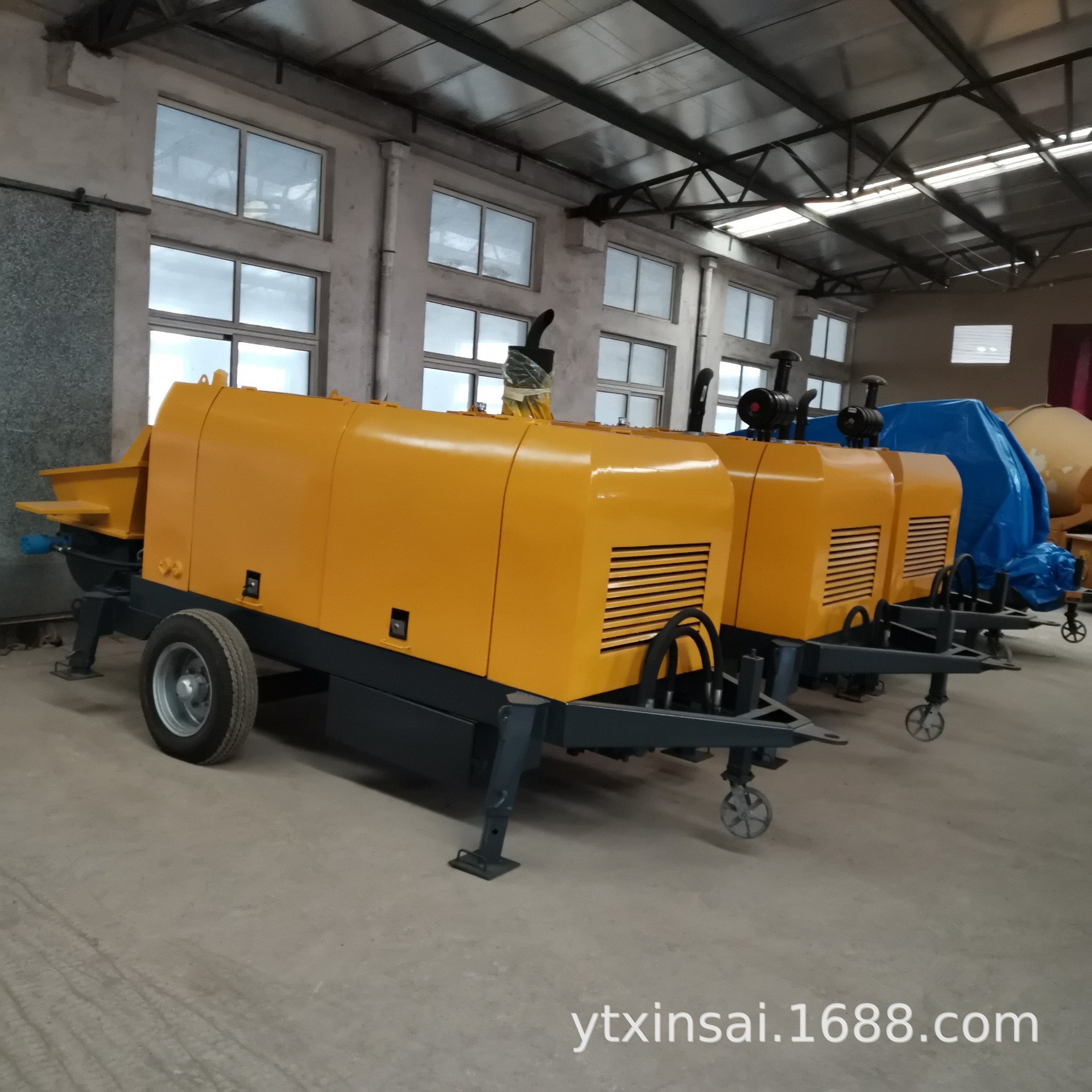 拖泵 40拖泵 40混凝土拖泵 小型混凝土泵 40柴油动力混凝土输送泵