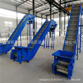 出售不锈钢链板输送提升机 大倾角重型链板式输送线图片参数