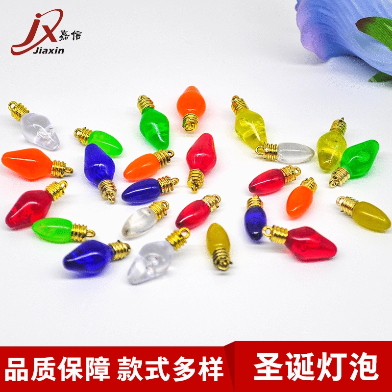 Рождественские украшения Рождественские световые бусины Охрана окружающей среды Бензол Цветное покрытие Цветные лампочки Праздничные праздничные аксессуары