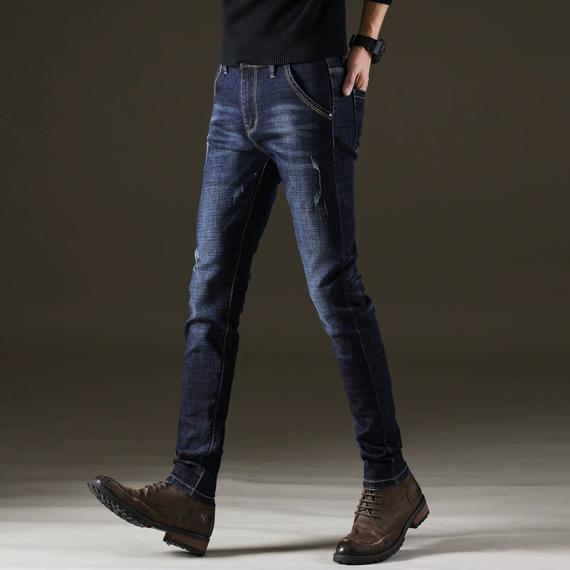 Jeans, fitted overall, fashionable trousers, loose straight fit, Korean style, mid rise, wholesale