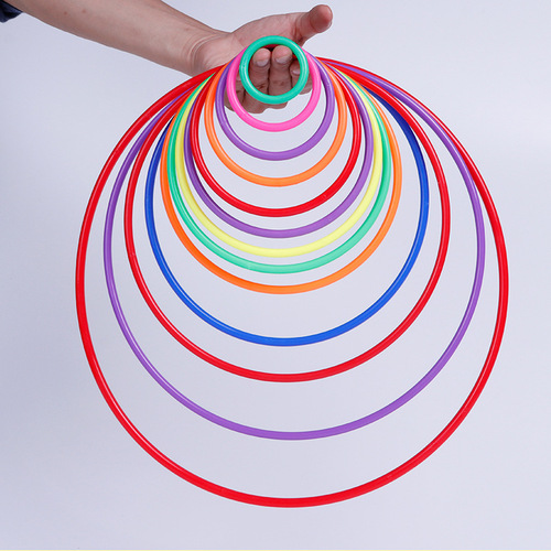 Source manufacturer night market street stall ring plastic throwing ring children's day school game solid new material ring wholesale