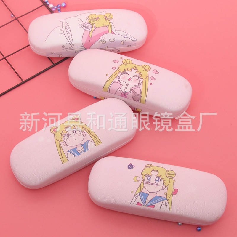 卡通眼镜盒铁盒时尚创意个性简约便携复古优雅韩国厂家定做批发