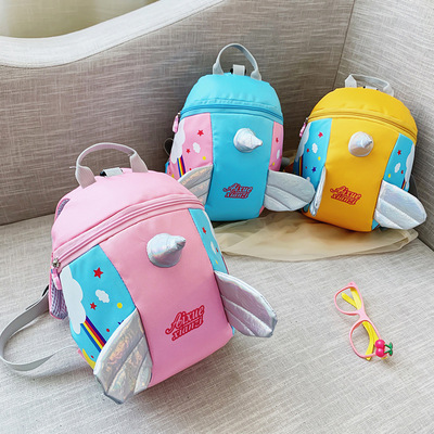 Children's bags Pre-school kindergarten schoolbag Lose Backpack 1-3 lovely Cartoon knapsack On behalf of