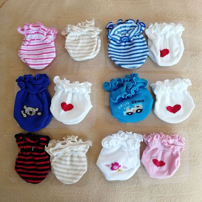 baby glove Newborn Autumn and winter thickening Newborn child Hand guard 0-6 A month Grasper Artifact