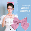 Japanese big hairgrip with bow, hair accessory, hairpins, internet celebrity