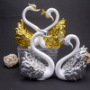 Swan, decorations, jewelry for St. Valentine's Day, plastic material, wholesale, Birthday gift