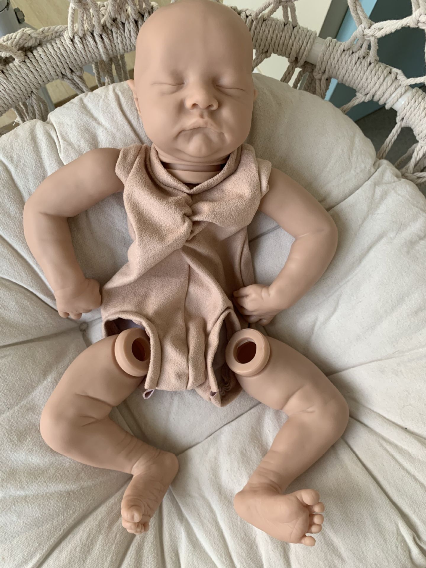 18 pulgadas renacido muñeca kit Levi por Bonnie lifelike reborn bebé molde