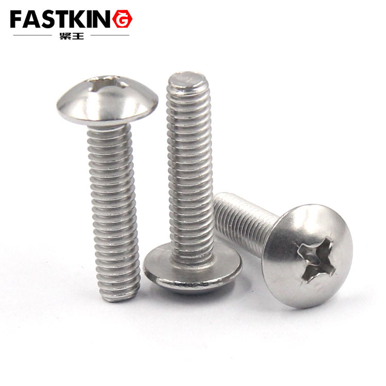 304 Stainless steel TM Cross recessed screw M4M5M6M8 Mushroom head Umbrella head Screw