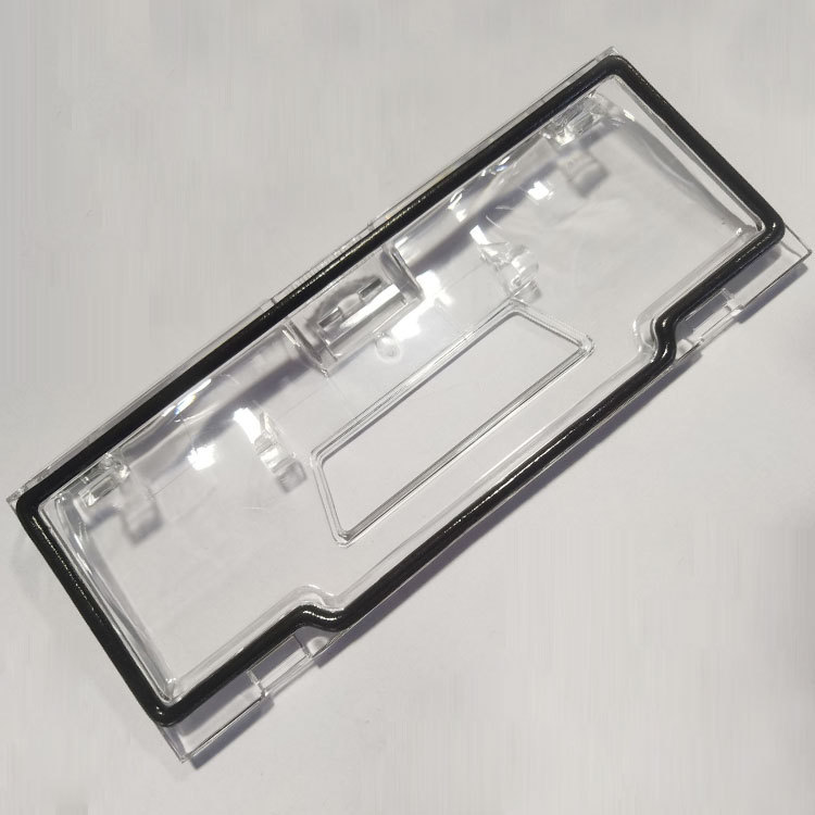 掃地機器人塵盒點膠密封加工塵盒PU聚氨酯點膠發泡海綿密封條加工