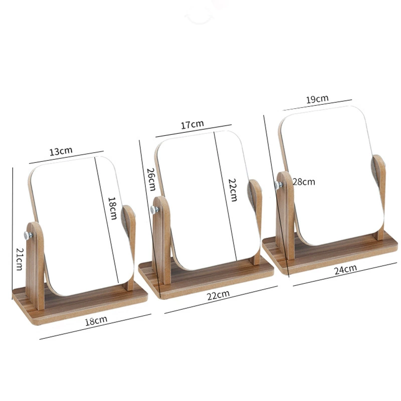 Деревянная большая ретро складная башня, зеркало