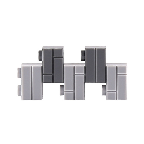 Small particles 98283 building blocks bulk accessories assembled toy basic parts 1kg 1*2 high wall bricks 1234 pieces